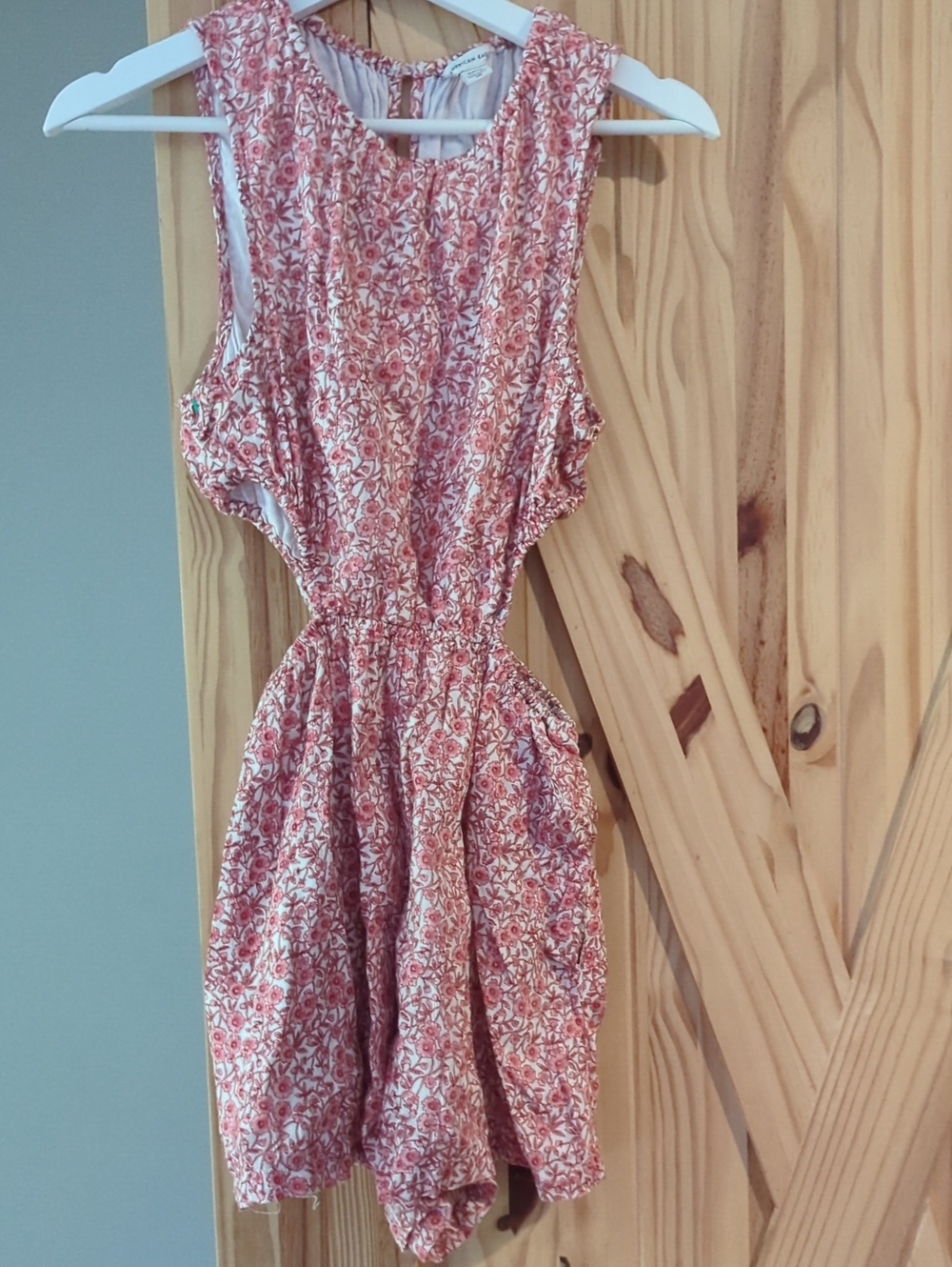 Floral Cutout Romper - Picture 2 of 5